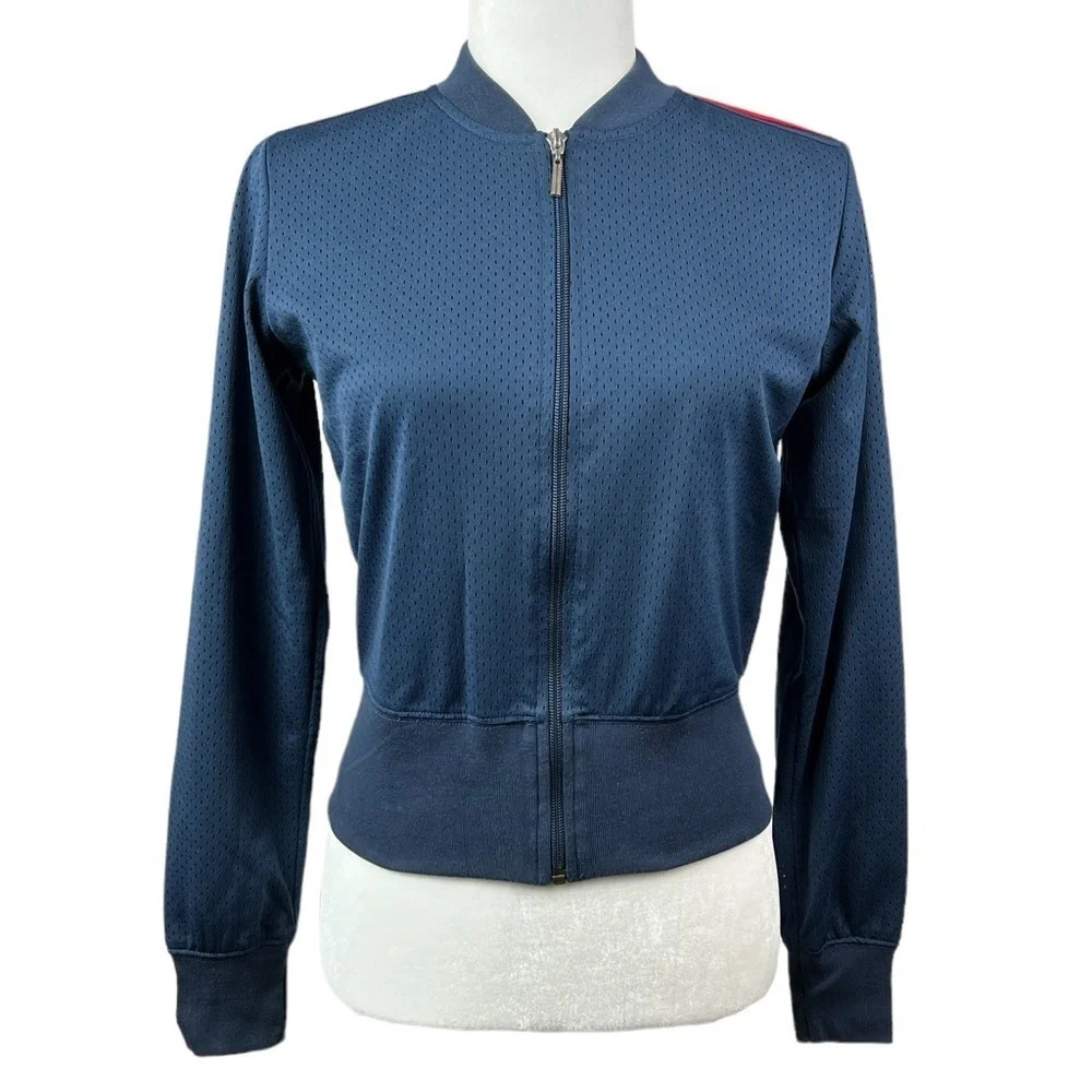Vintage Navy Tommy Hilfiger Jacket Zip Up Small